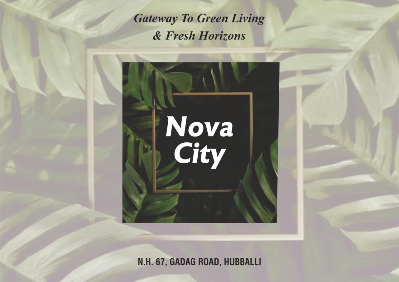 Nova City residential plot layout in Hubballi