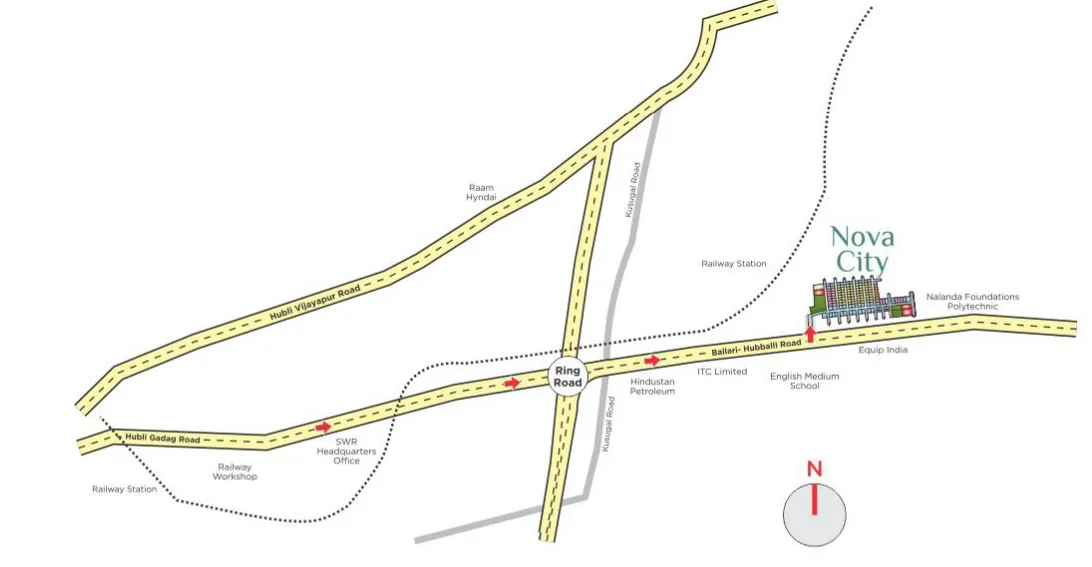Nova City Project Location Map